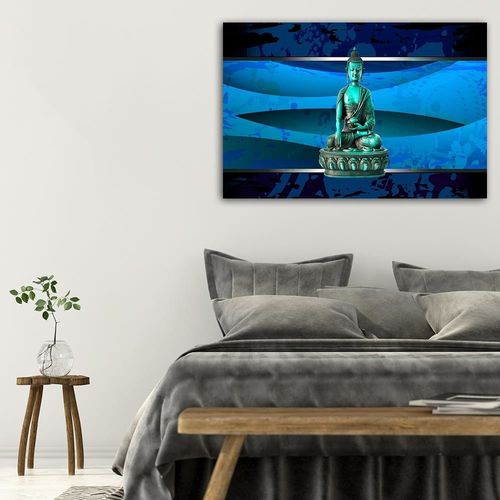 Deco Panel, Budda na abstrakcyjnym tle 3 120x80 na Arena.pl