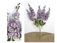 bukiet 2szt  łubin wys. 58 cm, 5 łodyg (kwiat 21x4 cm) fioletowy
