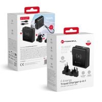 Ładowarka Forcell 6w1 + power bank 15000 mAh + ładowanie bezprzewodowe 15W