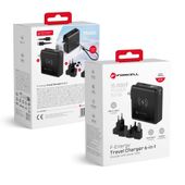 Ładowarka Forcell 6w1 + power bank 15000 mAh + ładowanie bezprzewodowe 15W