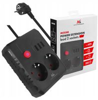 Listwa zasilająca MCE388 B. Przedłużacz 2 gniazda 3xUSB 3m