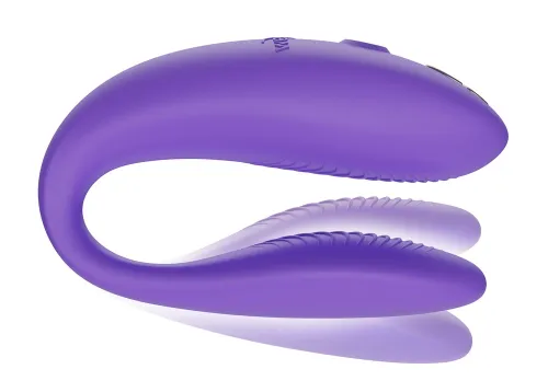 we-vibe sync go purple - intymny model dla par, zdalne sterowanie, silikon na Arena.pl
