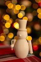 ŚWIĄTECZNE DZIADKI DO ORZECHÓW FIGURKI ZESTAW 3 szt PREZENT DO POMALOWANIA