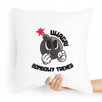 Prezent Poduszka Dla Trenera Bombowy Trener Z Nadrukiem Ze Zdjęciem