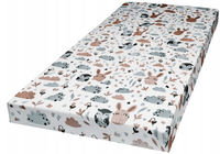 MATERAC PIANKOWY 60x120cm dziecięcy DO ŁÓŻECZKA pokrowiec BAWEŁNA 129