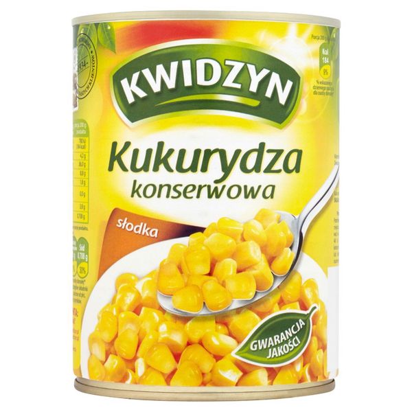Kwidzyn Kukurydza konserwowa 400 g zdjęcie 1