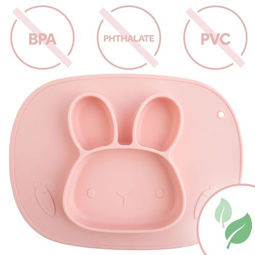 Talerzyk dla dzieci silikonowy do karmienia Królik Ricokids na Arena.pl