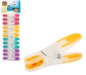 KLAMERKI SPINACZE DO BIELIZNY PERFECT GUMOWANE 12 SZTUK