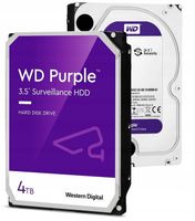 DYSK TWARDY WESTERN DIGITAL WDPURPLE 4TB CCTV 24/7