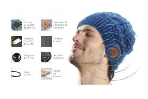 Techly Czapka z słuchawkami stereo Bluetooth+mikrofon na Arena.pl