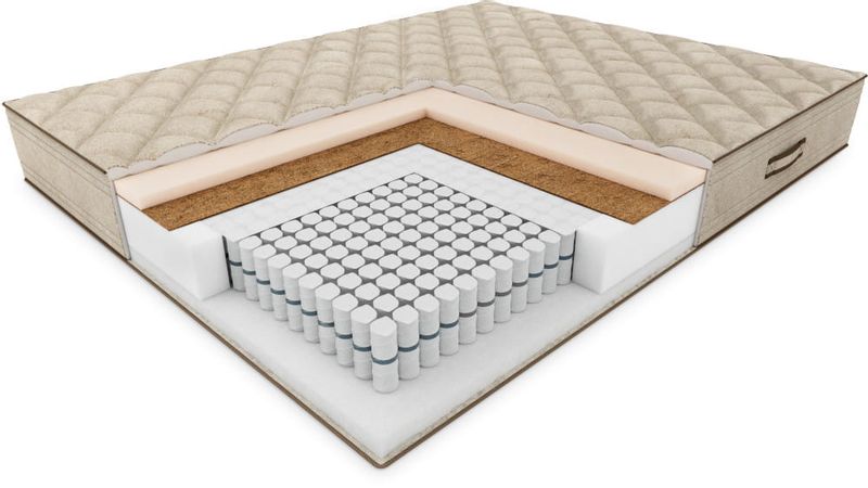 Materac Naturalny Hilding Mistral 120x200 Linen zdjęcie 1