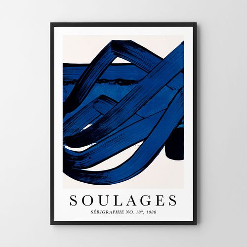 Plakat abstrakcje soulages 70x100 cm na Arena.pl