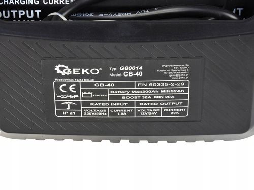 Prostownik Geko G80014 na Arena.pl