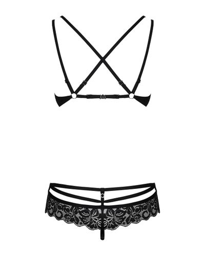 860-set-1 komplet czarny s/m obsessive na Arena.pl