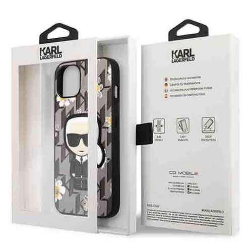 Etui Karl Lagerfeld do iPhone 15, iPhone 14, iPhone 13, Szary na Arena.pl
