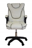 Fotel biurowy Obrotowy TS-128 biały/kremowy