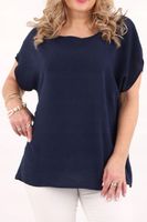 Bluzka elegancka gładka kimono POLSKI PRODUCENT duże rozmiary oversize