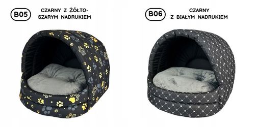 Legowisko Dla Psa Dużego Owalne Budka Materac Poduszka Materiałowe Buda L na Arena.pl