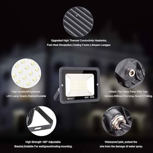 Reflektor Zewnętrzny LED 20 W 3500 K Ciepła Biel na Arena.pl