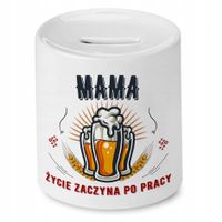 Skarbonka Dla Mamy Na Dzień Mamy Urodziny Prezent Z Nadrukiem Ze Zdjęciem