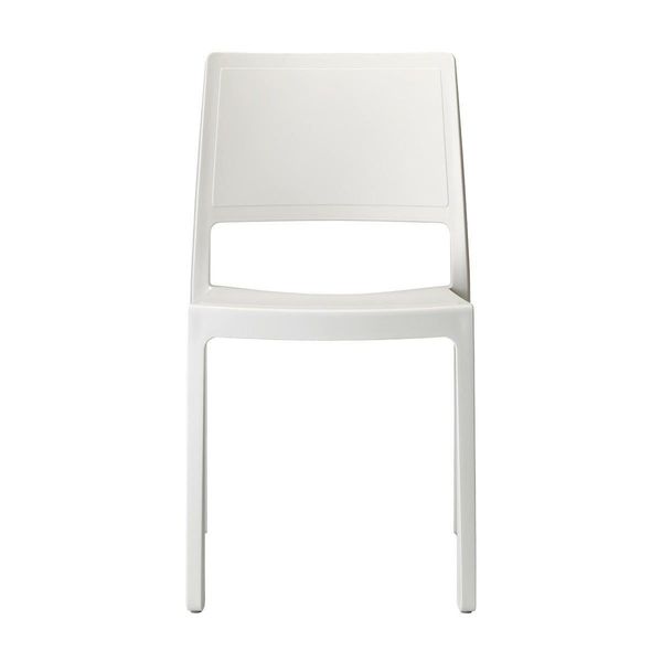 Krzesło Kate białe z tworzywa zdjęcie 3