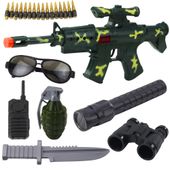 ZESTAW MILITARNY KARABIN  Z EFEKTAMI DŹWIĘKOWYMI
