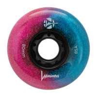 Kółka świecące do rolek LUMINOUS 80mm/85A Galaxy 4 sztuki