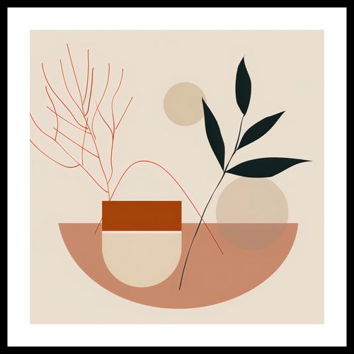 Plakat 60x60cm Botaniczna Przymiarka na Arena.pl