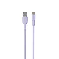 Kabel przewód USB-A - USB-C 1.5m - fioletowy