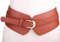 Szeroki Elastyczny Damski Skórzany Pas Gorset Boho