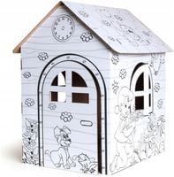 Domek Do Kolorowania Malowania Kolorowanka XXL Duży 99x68x78