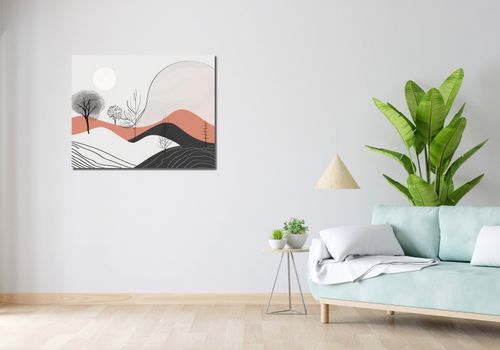 Obraz 90x70cm Półcień Widoku na Arena.pl