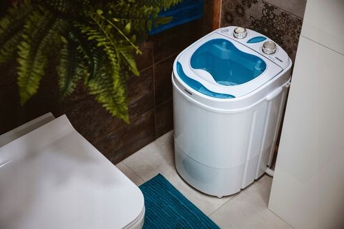 Pralko-wirówka turystyczna MS 8053 - kompaktowa, 3kg, wirowanie na Arena.pl