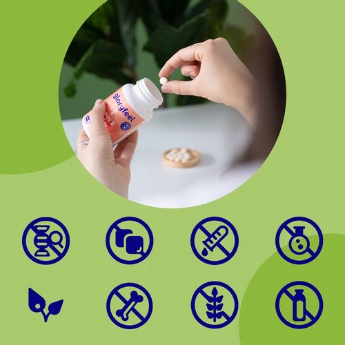 WITAMINA B COMPLEX B1 B3 B6 B12 odporność vegan 200 tabletek gloryfeel na Arena.pl