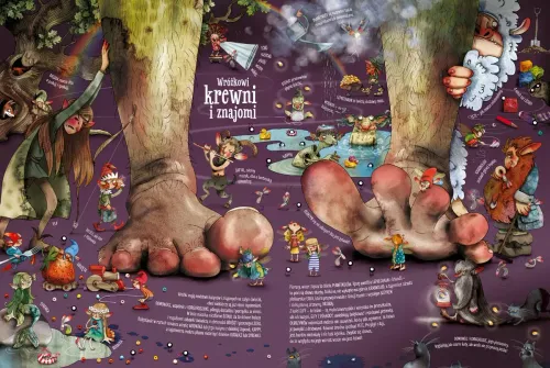 Ilustrowana książka edukacyjna dla dziecka - Fakty i plotki o wróżkach na Arena.pl