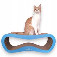 Drapak dla kota LEON | niebieski | 78x28x24 cm | MruuPruu