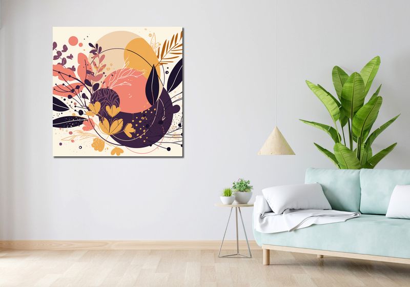 Obraz 100x100cm Wigor Kształtów zdjęcie 2