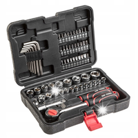 Zestaw kluczy nasadowych 63 szt. 38D515 TOP TOOLS