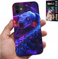 ETUI DO IPHONE 13 MINI - WĄŻ KOBRA GRZECHOTNIK GADY CASE + FOLIA