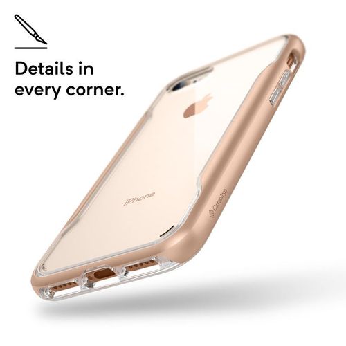 Caseology Apex Clear Case - Etui iPhone 8 / 7 (Gold) na Arena.pl