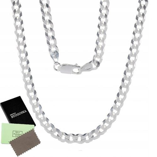 SZEROKI ŁAŃCUSZEK SREBRNY PANCERKA MĘSKI 50CM SREBRO PRÓBA 925 ORYGINALNY na Arena.pl