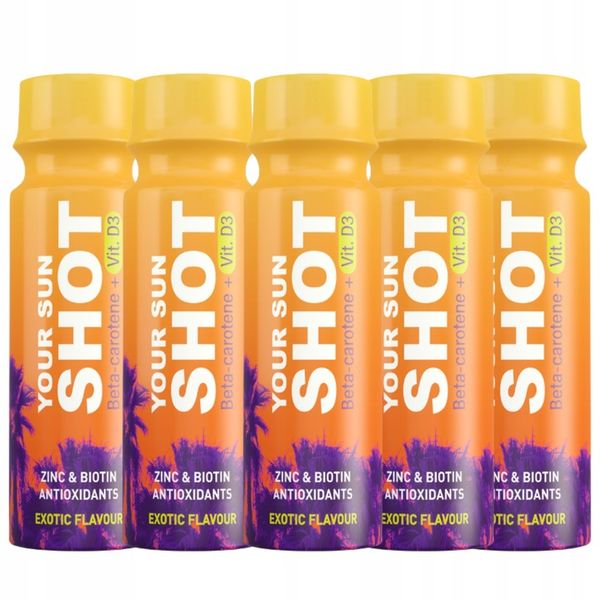 Your Sun Shot Vit. D3 12x80ml solarium do opalania zdjęcie 8