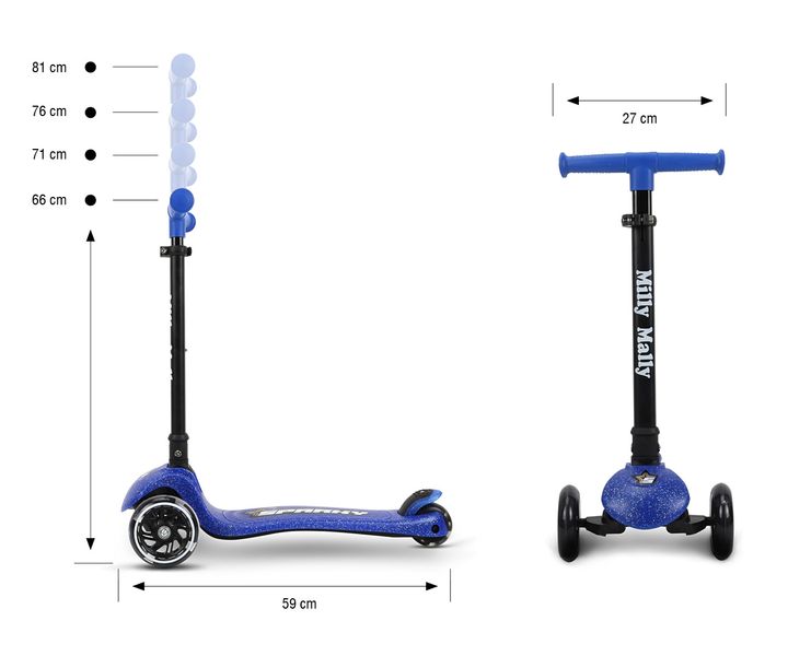 ND18_6251 Milly Mally Scooter Sparky Blue zdjęcie 12