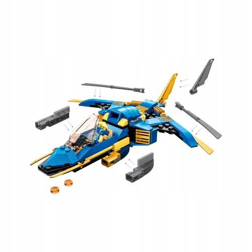 LEGO NINJAGO Odrzutowiec ponaddźw. Jay'a EVO 71784 na Arena.pl