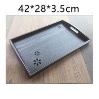 Taca Śniadaniowa - Kuchenna - Bambusowa Czarny