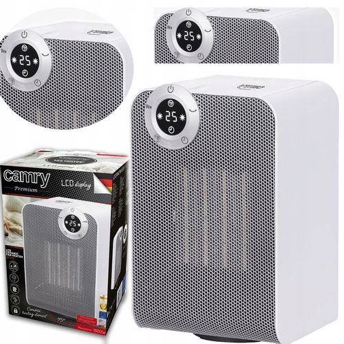 Termowentylator Ceramiczny Lcd Farelka Timer 1800W na Arena.pl