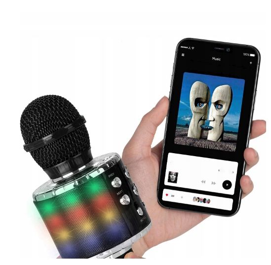 MIKROFON BEZPRZEWODOWY KARAOKE BLUETOOTH KOLORY zdjęcie 3