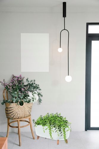 Doniczka na nóżkach Gracia Case DGCL400 Biała na Arena.pl