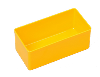 Pojemnik magazynowy, warsztatowy 54x108x45 mm. Żółty