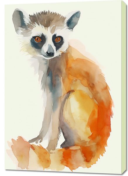 Obraz 70x100cm Lemurek zdjęcie 1